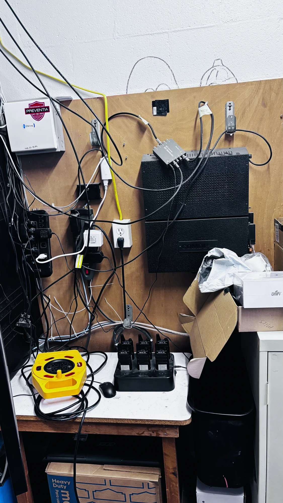 Data Wall Clean-Up — before clean-up